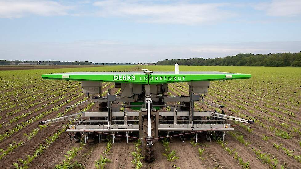 Een willekeurige veldrobot die al in gebruik is.