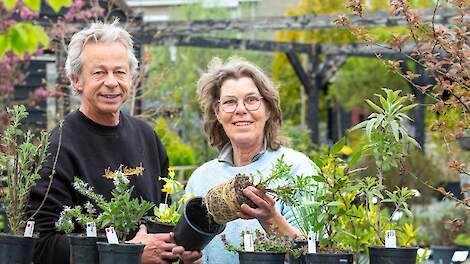 Evert en Sandra Schouten telen biologisch. 'Geen plofkruiden, met zo'n cellofaantje eromheen.'