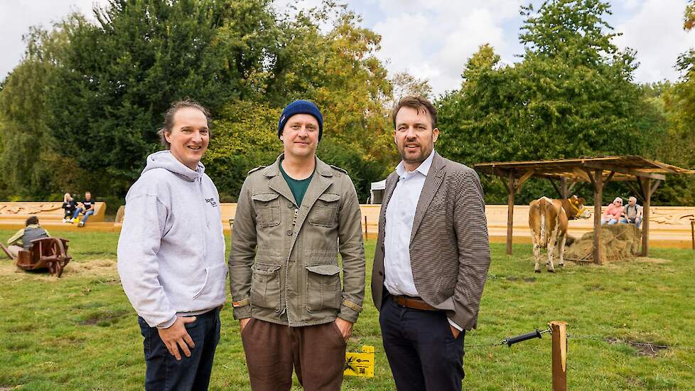 Wilco Brouwer de Koning (LTO), Bart van Peel (Captain Bommer), Jan Bert Vroege (Stadsdeelbestuurder Amsterdam Oost)