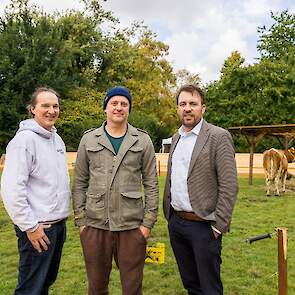Wilco Brouwer de Koning (LTO), Bart van Peel (Captain Bommer), Jan Bert Vroege (Stadsdeelbestuurder Amsterdam Oost)