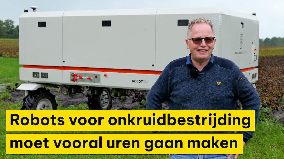 Robots voor onkruidbestrijding moet vooral uren gaan maken